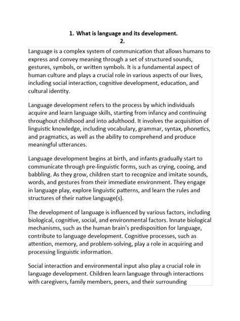 Image result for What Is Language Development