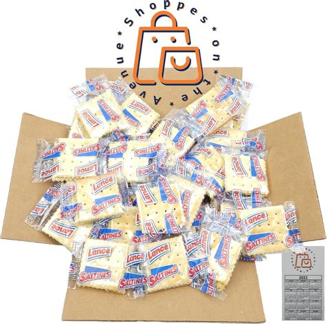 Amazon.com: Lance Saltines Crackers- 100 Single Serve Packs - Each ...