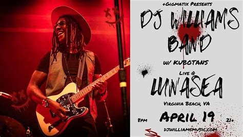 D.J. Williams Band with Kubotans Live Concert, Lunasea, Virginia Beach ...
