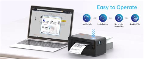 HPRT Shipping Label Printer 4x6- SL42 Thermal Label Printer, Label ...