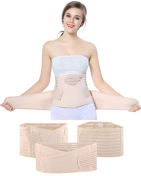 Snapklik.com : Postpartum Belly Band Wrap: 3 In 1 Abdominal Binder Post ...
