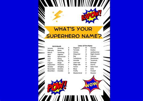 Avengers Name Generator