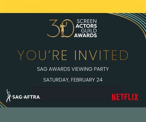 SAG AWARDS VIEWING PARTY 2024, FUSION ABQ, Albuquerque, 24 February ...