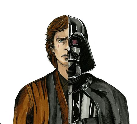 Darth Vader / Anakin Skywalker Art Print Star Wars Poster - Etsy Canada