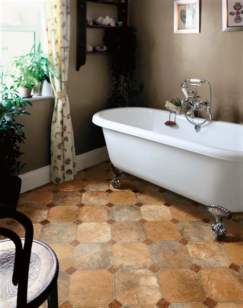 Waterproof Vinyl Vinyl Flooring Ideas For Small Bathroom - Qolaka