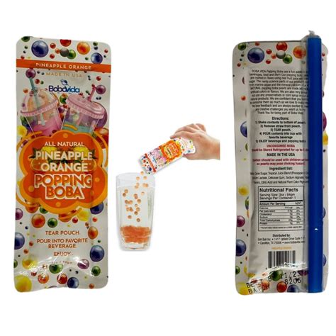 Buy Popping Instant Boba Pearls Bubble TeaTapioca Balls Vegan -Real ...