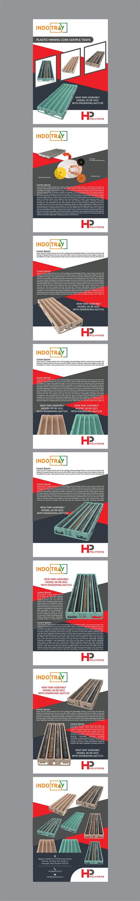 Brochure design and content writing for product used in mining industry ...