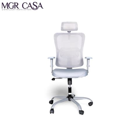 MGR VENTO GREY HIGH BACK MESH OFFICE CHAIR – MGR CASA