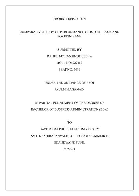 Banking project - HJVHYUGUGUIUIHUI - Banking And Finance - II - Sinhgad ...