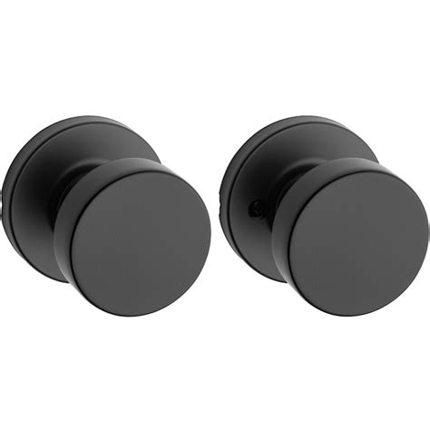 Kwikset Signature Series Pismo Matte Black Interior Hall/Closet Passage ...