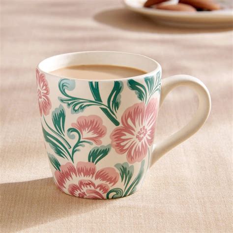 Buy Corsica Mohar Stoneware Printed Coffee Mug - 240ml from Corsica by ...