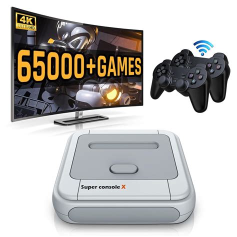 Amazon.com: Kinhank Super Console X with 65,000+ Classic Games Retro ...
