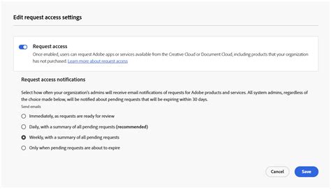 Manage product requests