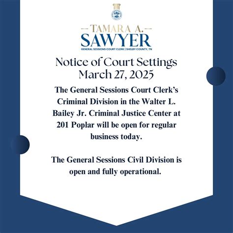 Shelby County General Sessions Court Clerk | Memphis TN