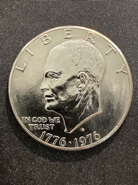 1776-1976 Eisenhower One Dollar Coin - D Mint Mark - Bicentennial ...