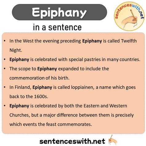 Epiphany in a Sentence, Sentences of Epiphany in English ...