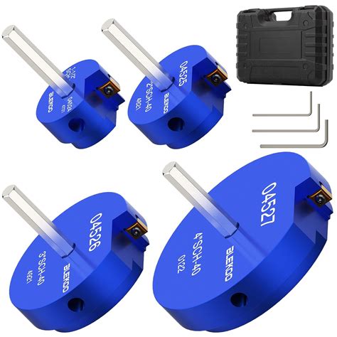 BLEKOO 4Pcs PVC Pipe Reamer Kit, Reed Pipe Reamer Fit Into Standard 1/2 ...
