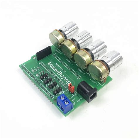 4dof Robot Arm Servo Potentiometer Extension Board For Arduino ...