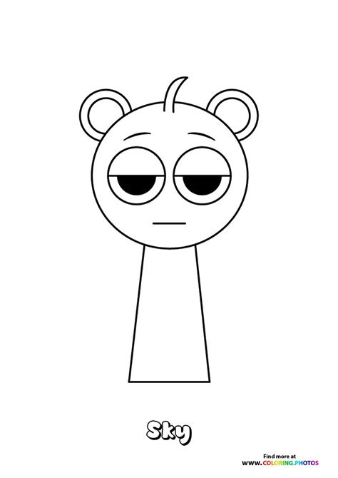 Oren Sprunki - Coloring Pages for kids