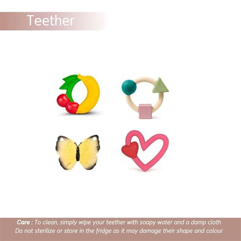 Oli & Carol Teething Ring — Toycra