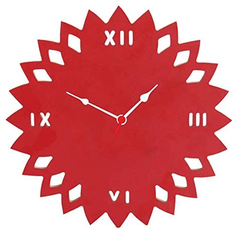 Buy Pruébame Wood Carving MDF Analogue Wall Clock for Home/Wall Clock ...