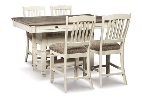Bolanburg Counter Height Dining Table and 4 Barstools Set