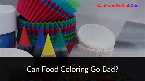Unveiling the Shelf Life of Food Coloring: Does It Expire ...