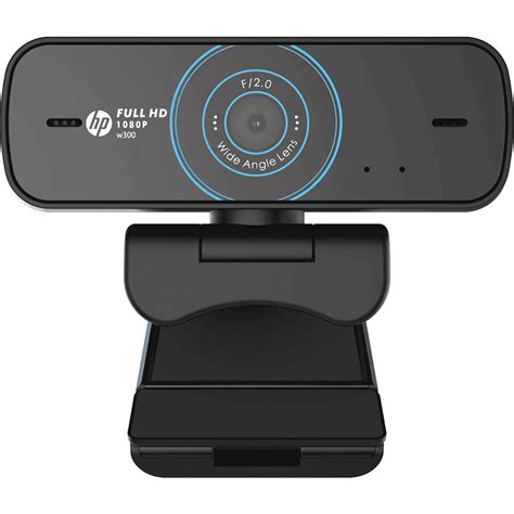 HP W300 1080P HD Web Camera Built-in Mic Wide Angle View | TPSTECH.in ...