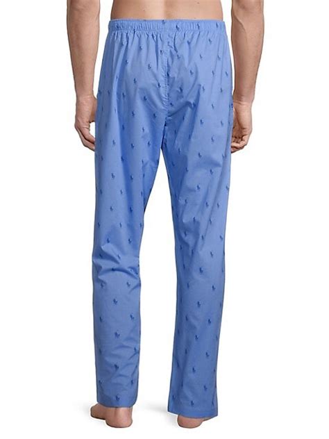Pantalon de pyjama en coton à imprimé