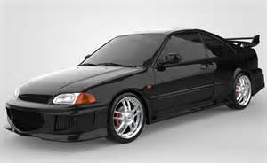 Honda Civic EJ1 Coupe - The Fast And The Furious Model - TurboSquid 1994286