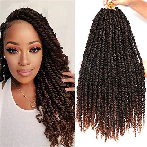 Buy 8 Packs 20 Inches Tiana Passion Twist Hair Crochet Braids Prelooped ...