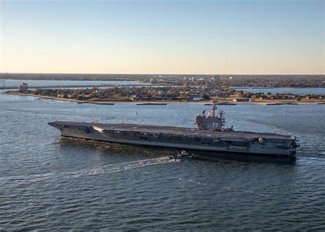 USS GEORGE H.W. BUSH COMPLETES 10-MONTH MAINTENANCE PERIOD AND SEA ...