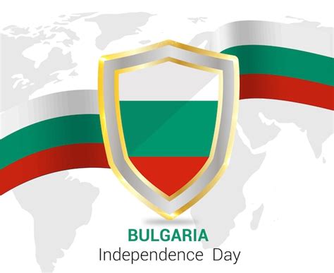 Bulgaria independence day | Premium Vector