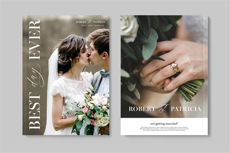 Wedding Day Magazine Template - BrandPacks