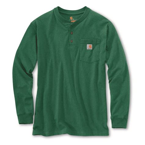 Carhartt Men's Workwear Long-sleeve Pocket Henley Shirt - 623525, T ...