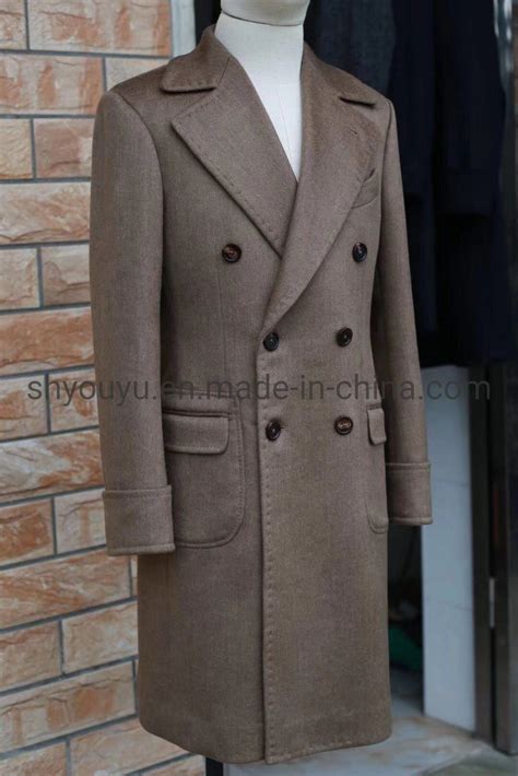 Mtm Bespoke Woolen Trench Coat Men Wool Winter Overcoat - Wool Coat and ...