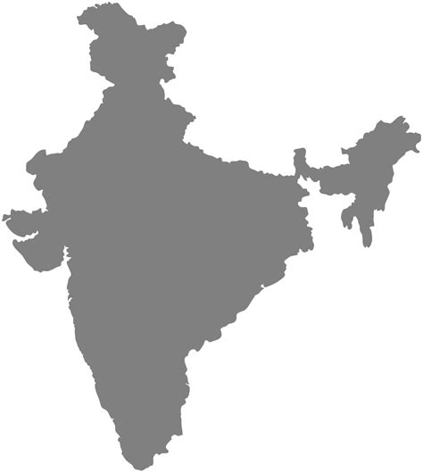 India Map Silhouette | Free vector silhouettes