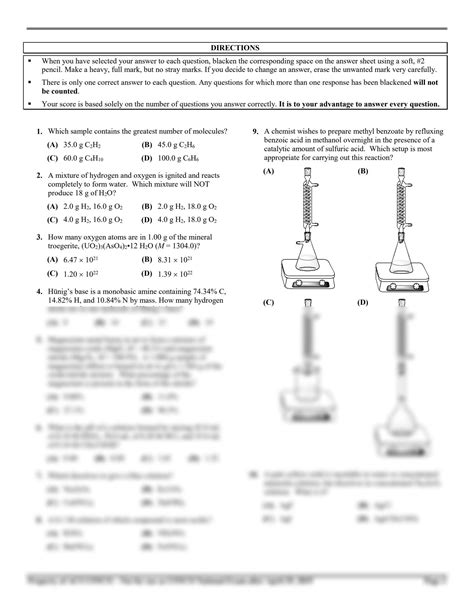 SOLUTION: 2019 usnco exam part i - Studypool