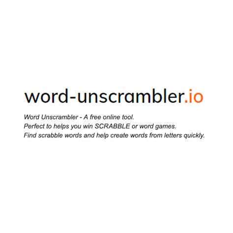 Unscrambler And Scrabble Word Finder at Deidra Mckoy blog
