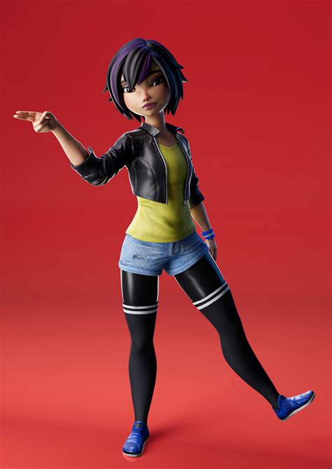 Big Hero 6 Concept Art Gogo Tomago