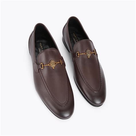 ALISTAIR Brown Leather Loafer by KURT GEIGER LONDON