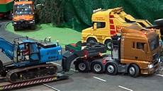 lkw rc modelle rc trucks bagger lkw baustelle raupe modellbau messe lkw rc modelle rc trucks bagger lkw baustelle raupe modellbau messe