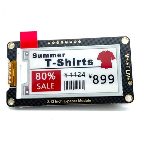 2.13 inch E-Ink e-Paper Display For Arduino / Raspberry Pi ...