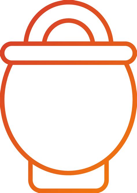 Crucible And Cover Icon Style 21656382 Vector Art at Vecteezy