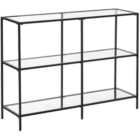VASAGLE Console Table with 3 Shelves, Metal Frame, India | Ubuy