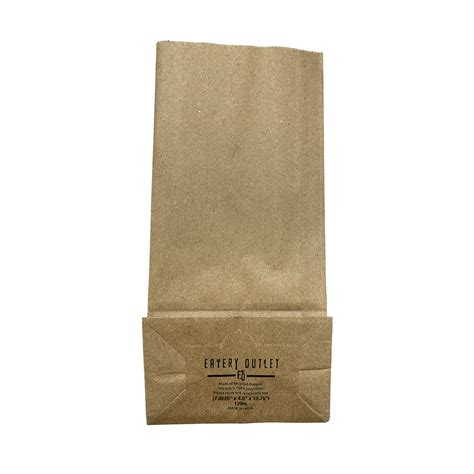 Brown Paper Bags - 12 LB (500 pcs) - Eatery Outlet