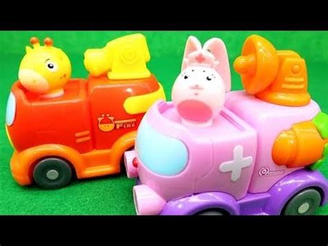 救援宝贝玩具，救援队1号消防车2号医疗车 - YouTube