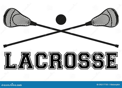 Lacrosse Black And White Clipart at Lachlan Legge blog