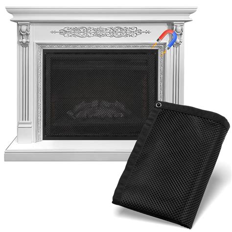 Amazon.com: MyLifeUNIT Fireplace Screen Cover, 45'' x 34'' Magnetic ...