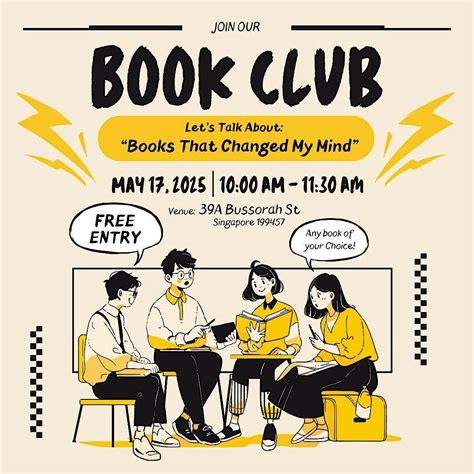 Book Club, Theme: Books That Changed My Mind, 39A Bussorah St ...
